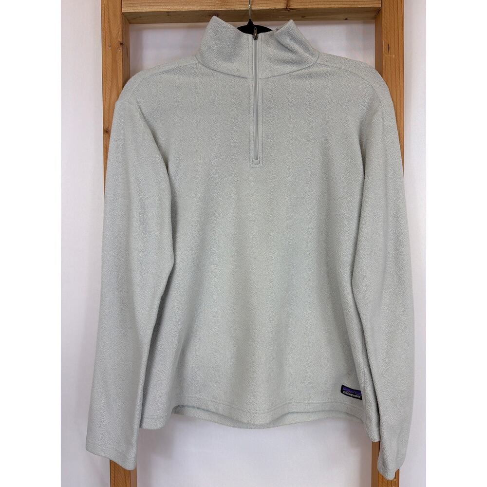 Patagonia Light Gray Better Sweater Full Zip Jacket Vietnam Medium Womens